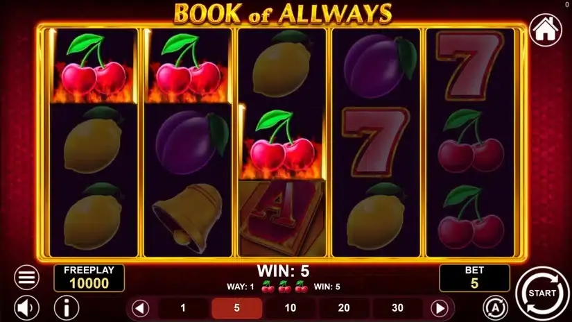 Book of All Ways slot screenshot 2