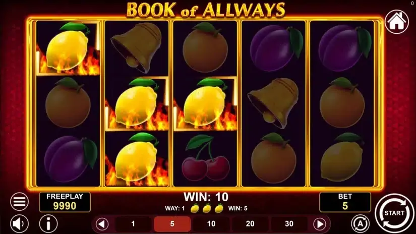 Book of All Ways slot screenshot 3