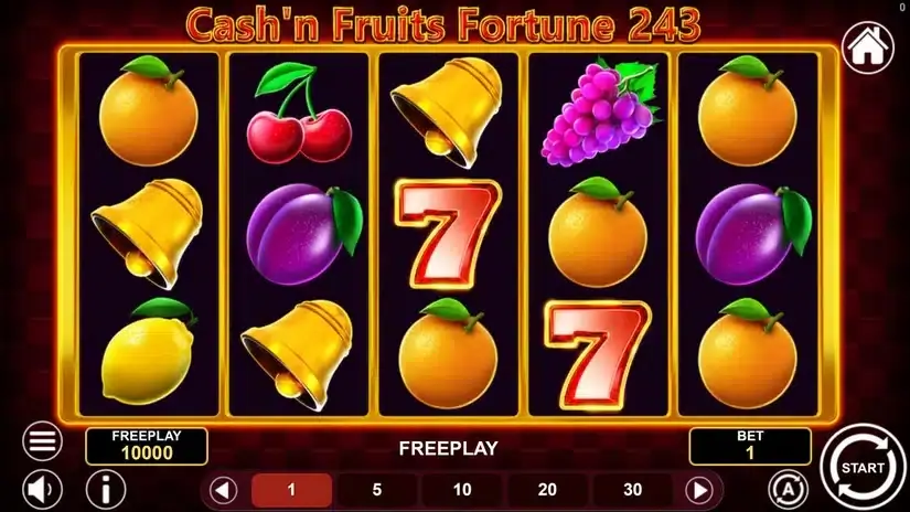 Cash’n Fruits Fortune 243 slot screenshot 1