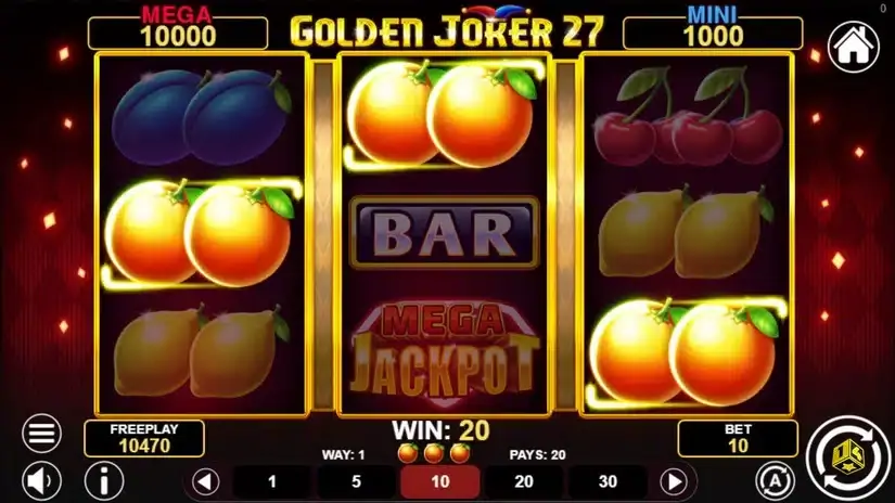 Golden Joker 27 slot screenshot 4