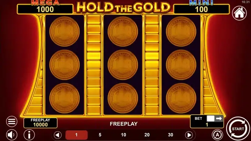 Hold The Gold slot screenshot 