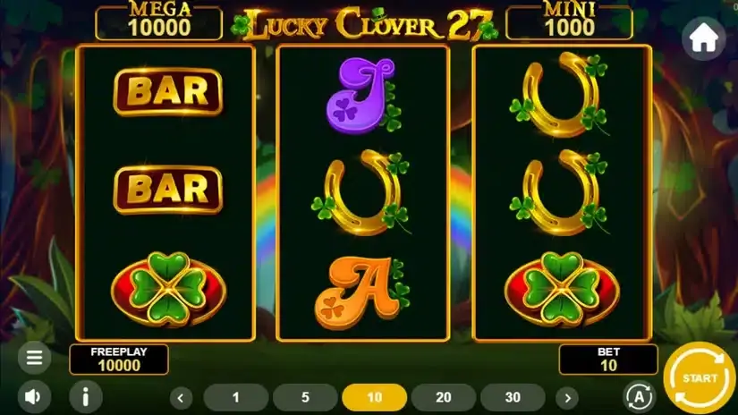 Lucky Clover 27 slot screenshot 1