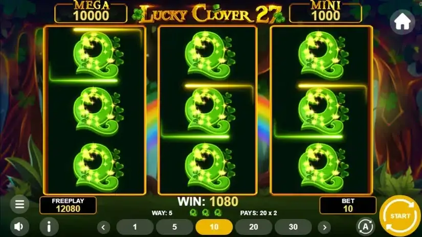 Lucky Clover 27 slot screenshot 5