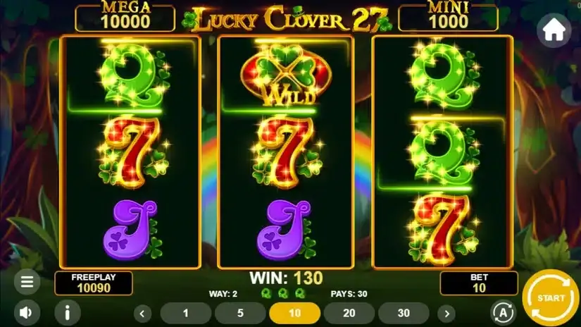Lucky Clover 27 slot screenshot 3