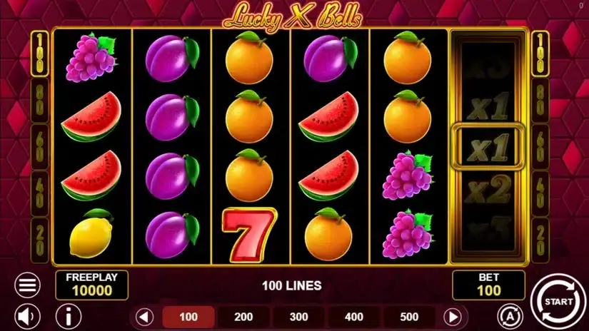 Lucky X Bells slot screenshot 1