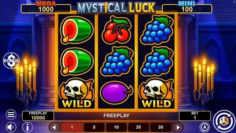 Mystical Luck Hold And Win slot screenshot 1
