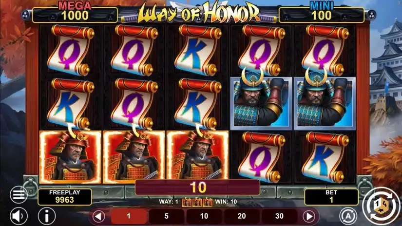 Way Of Honor Hold And Win slot screenshot 3