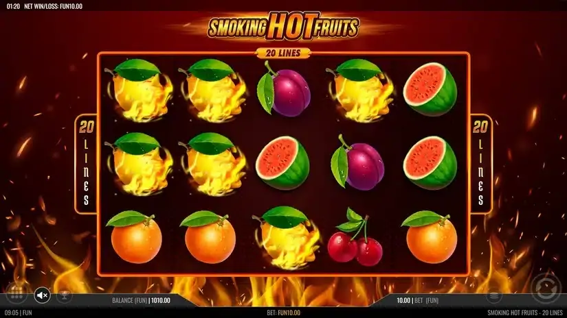 Smoking Hot Fruits 20 slot screenshot 4