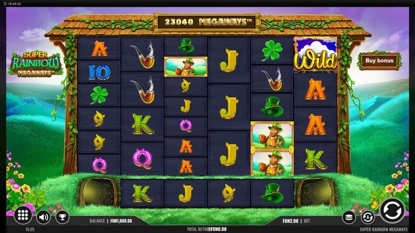Super Rainbow Megaways slot screenshot 