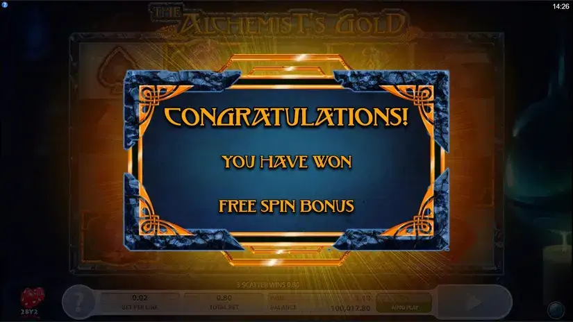 The Alchemist’s Gold slot screenshot 3