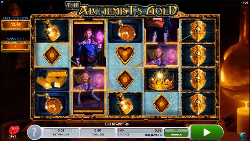 The Alchemist’s Gold slot screenshot 4