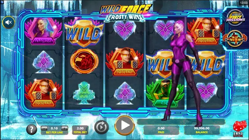 Wild Force Frosty Wins slot screenshot 3