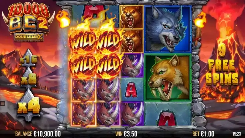 10000 BC 2 DoubleMax slot screenshot 
