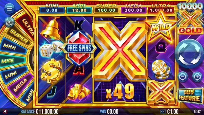 10000x Gold slot screenshot 