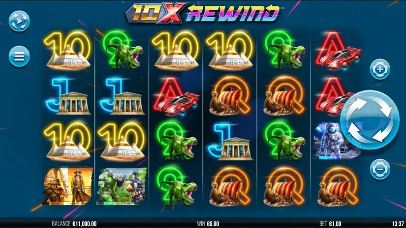 10x Rewind slot screenshot 