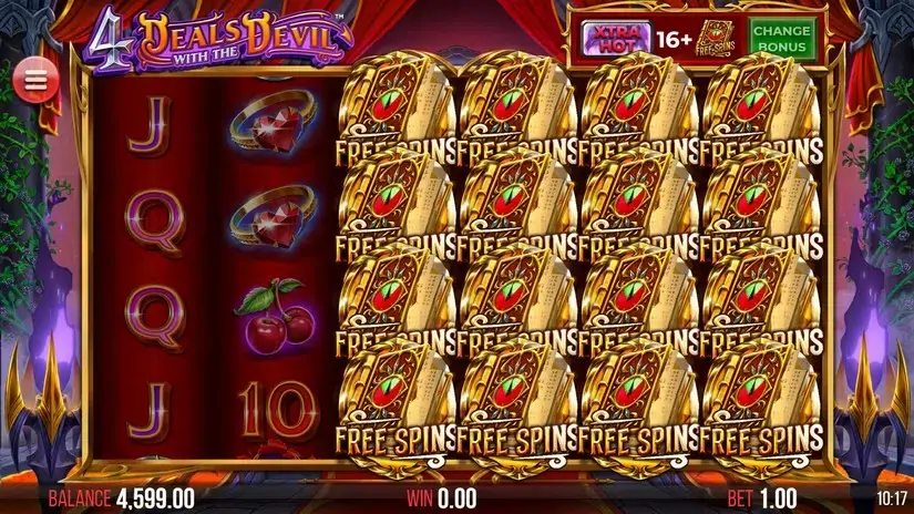 4 Deals With The Devil slot screenshot 2