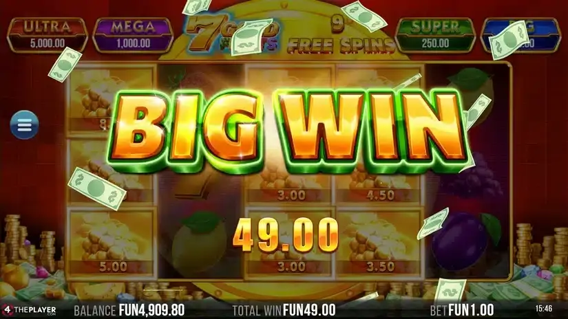 7 Gold Fruits slot screenshot 5