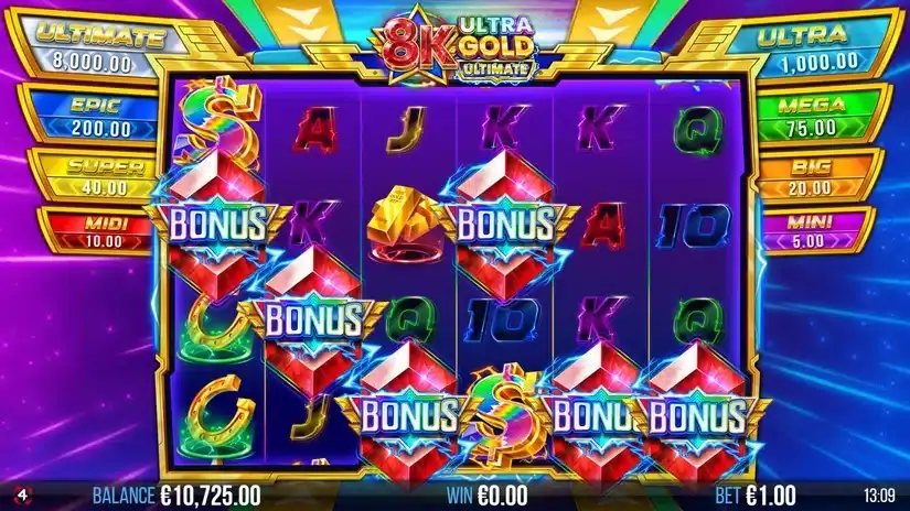 8K Ultra Gold Ultimate slot screenshot 2