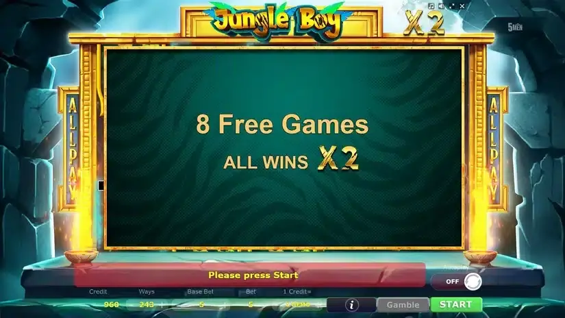 Jungle Boy slot screenshot 4