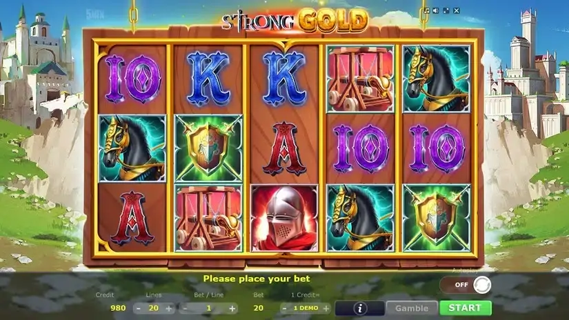 Strong Gold slot screenshot 