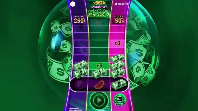 Crazy 100 Bucks slot screenshot 5