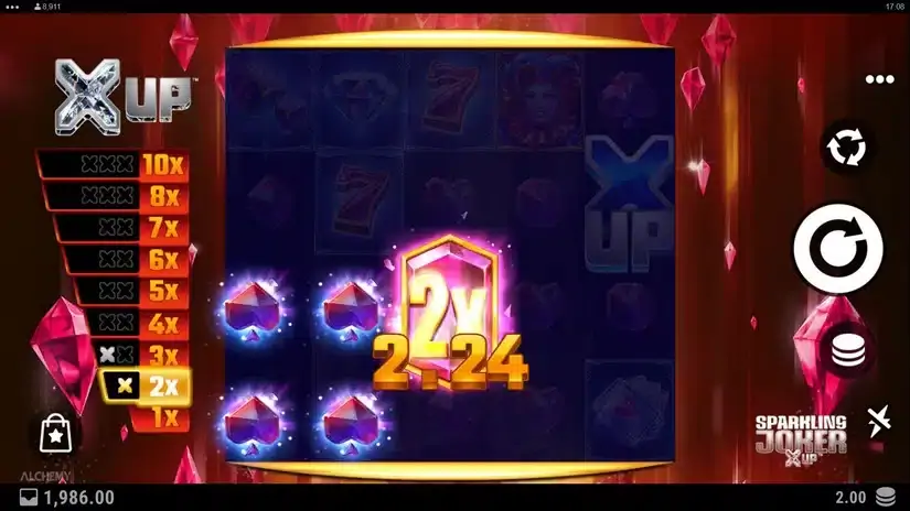 Sparkling Joker X UP slot screenshot 5