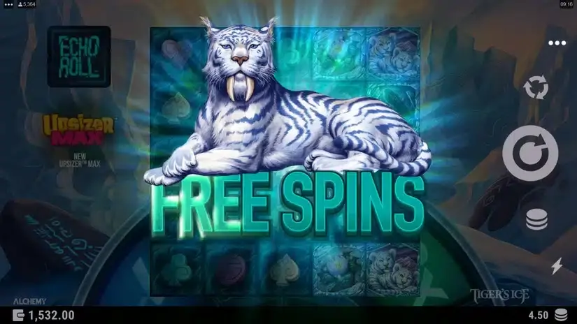 Tiger’s Ice slot screenshot 2