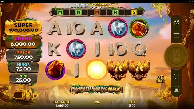 Woolly Wilds MAX slot screenshot 2