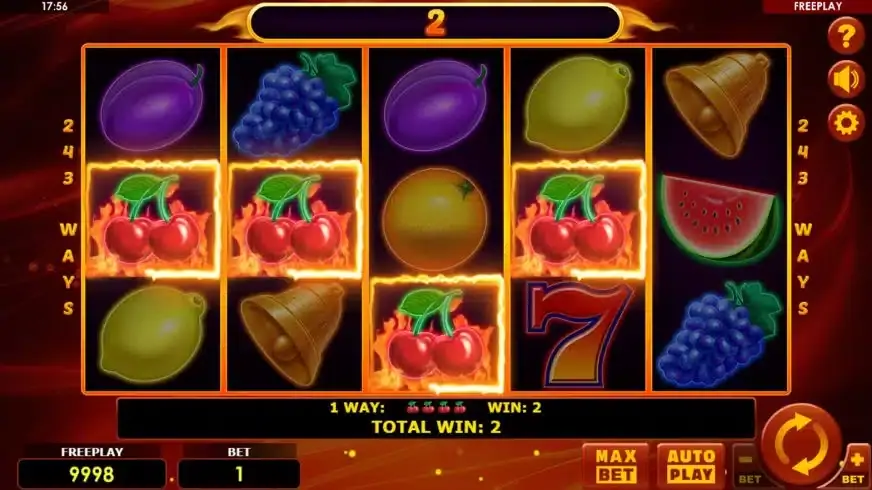 Allways Hot Fruits slot screenshot 2