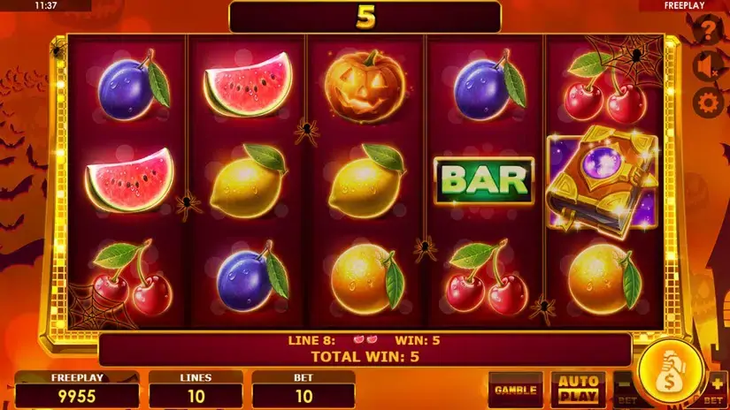 Book of Fruits Halloween slot screenshot 2