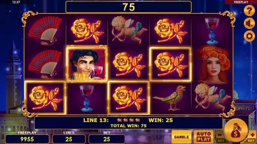Casanovas Ladies slot screenshot 2