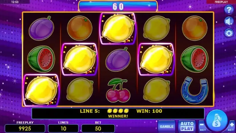 Cash Diamonds slot screenshot 