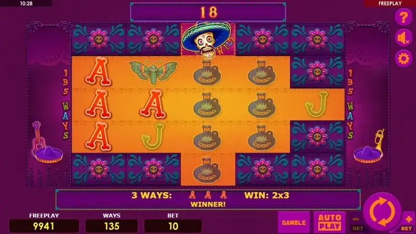 Dia Muertos slot screenshot 3