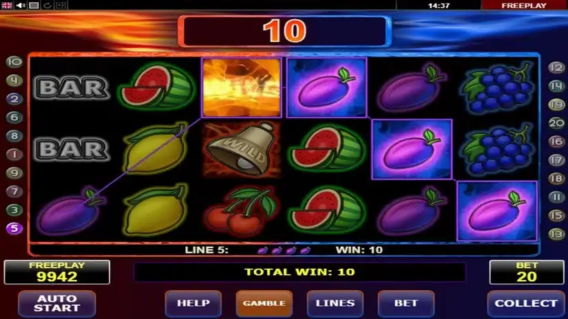 Fire & Ice slot screenshot 3