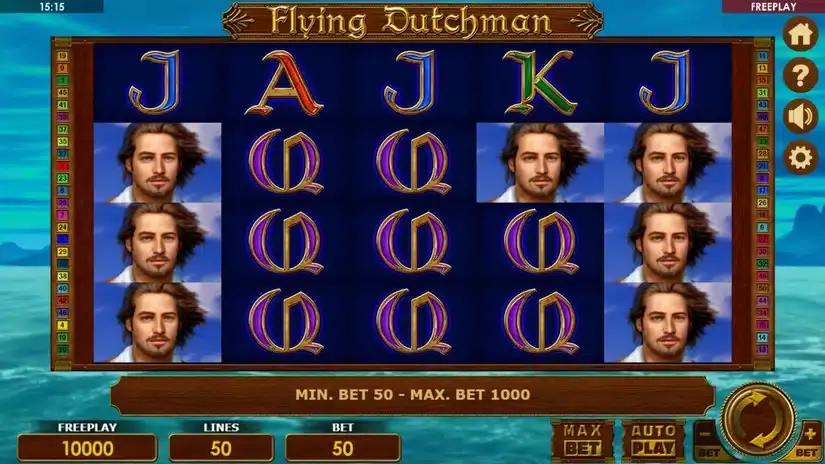 Flying Dutchman slot screenshot 