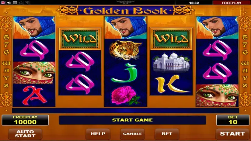 Golden Book slot screenshot 