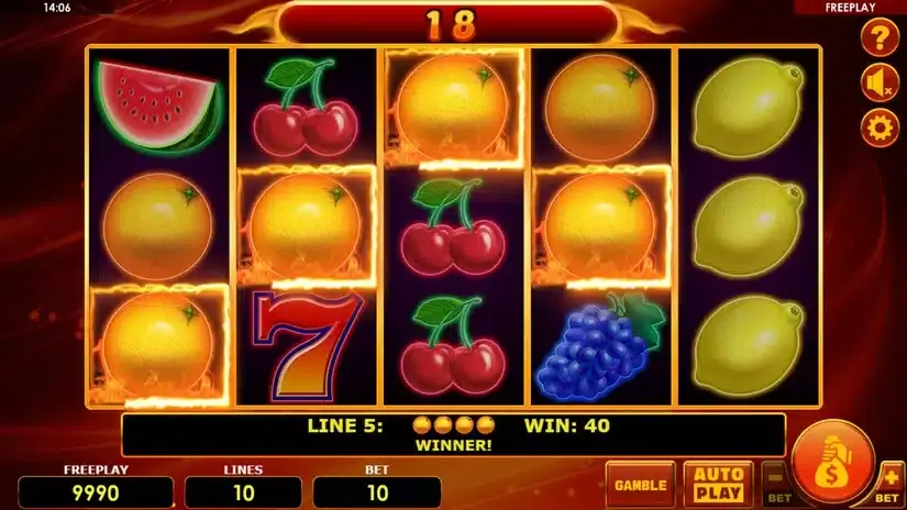 Hot Choice Deluxe slot screenshot 2