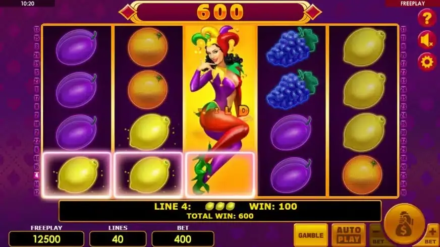 Lucky Joker 40 slot screenshot 