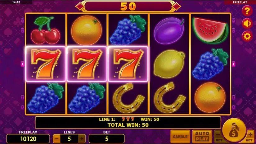 Lucky Joker 5 slot screenshot 