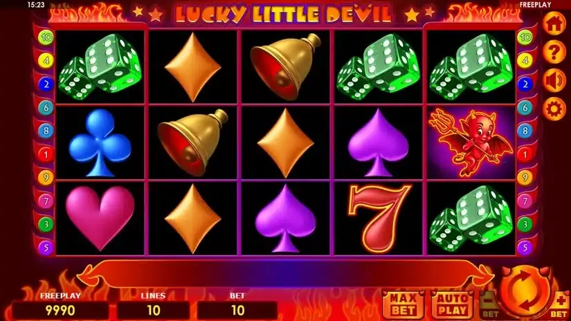Lucky Little Devil slot screenshot 