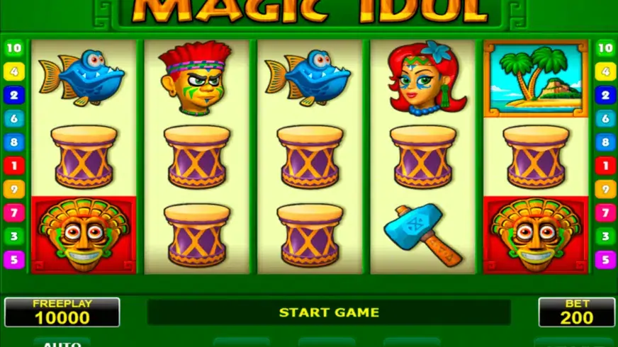 Magic Idol slot screenshot 