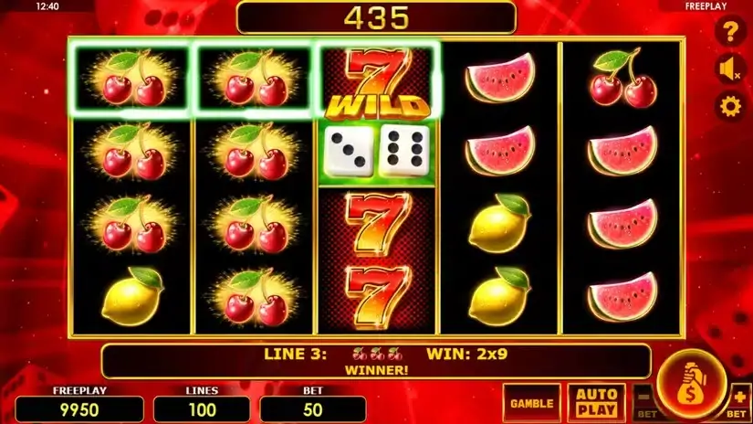 Nicer Dice 100 slot screenshot 2