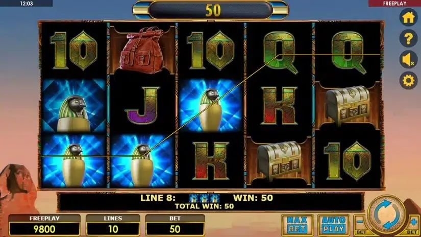 Relic Riches slot screenshot 2