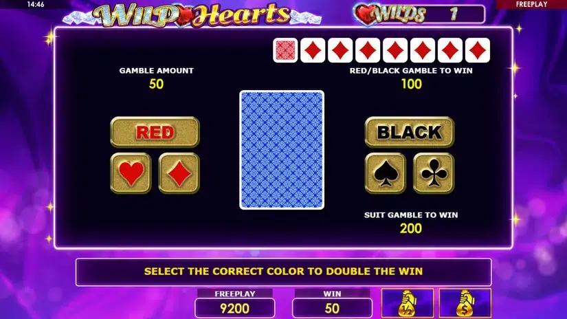 Wild Hearts slot screenshot 3