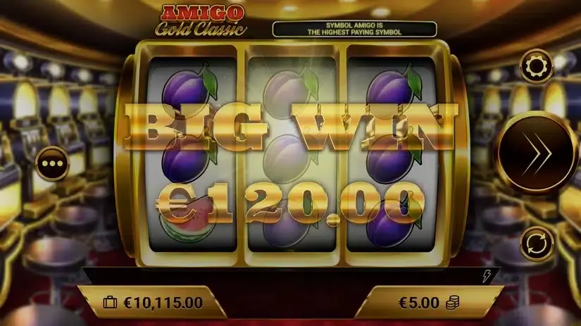 Amigo Gold Classic slot screenshot 