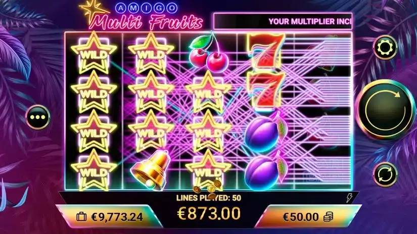 Amigo Multifruits slot screenshot 3