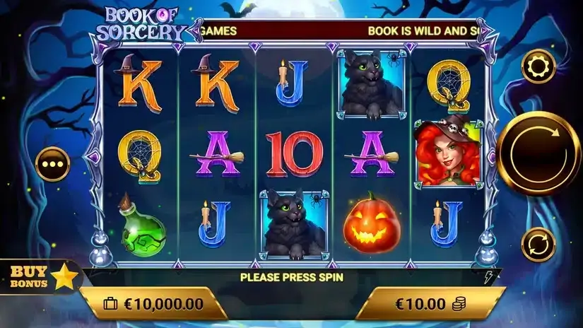 Book of Sorcery slot screenshot 1