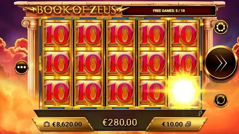 Book of Zeus slot screenshot 5