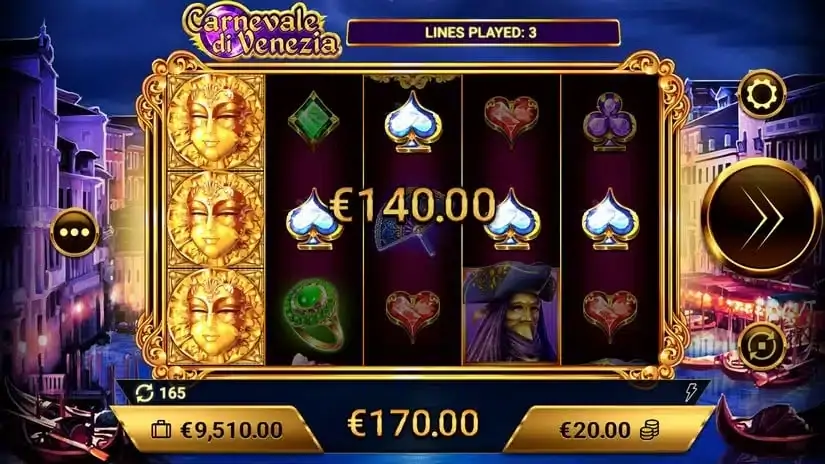 Carnevale di Venezia slot screenshot 5