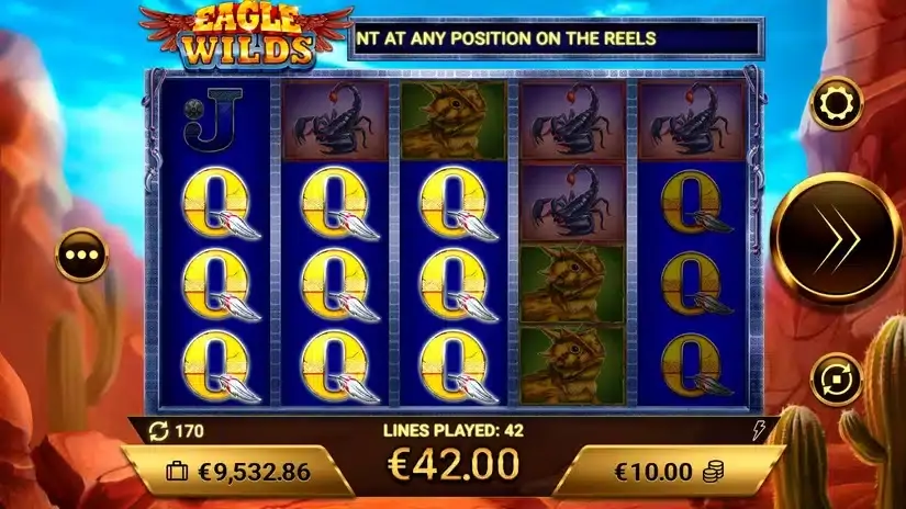 Eagle Wilds slot screenshot 4